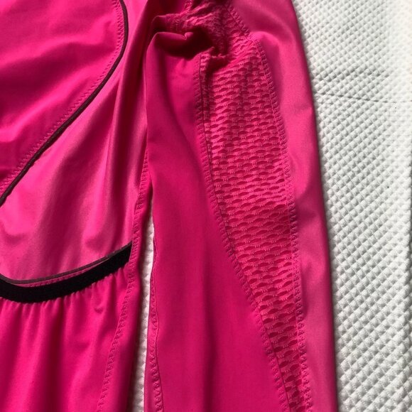 lululemon Rare Hard to Find Hot Pink Lightweight Running/Track Jacket Size 4 - Picture 8 of 14